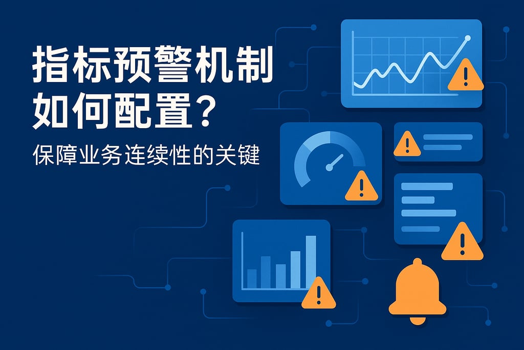指标预警机制如何配置？保障业务连续性的关键步骤