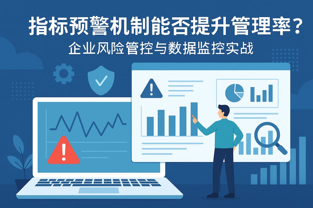 指标预警机制能否提升管理效率？企业风险管控与数据监控实战