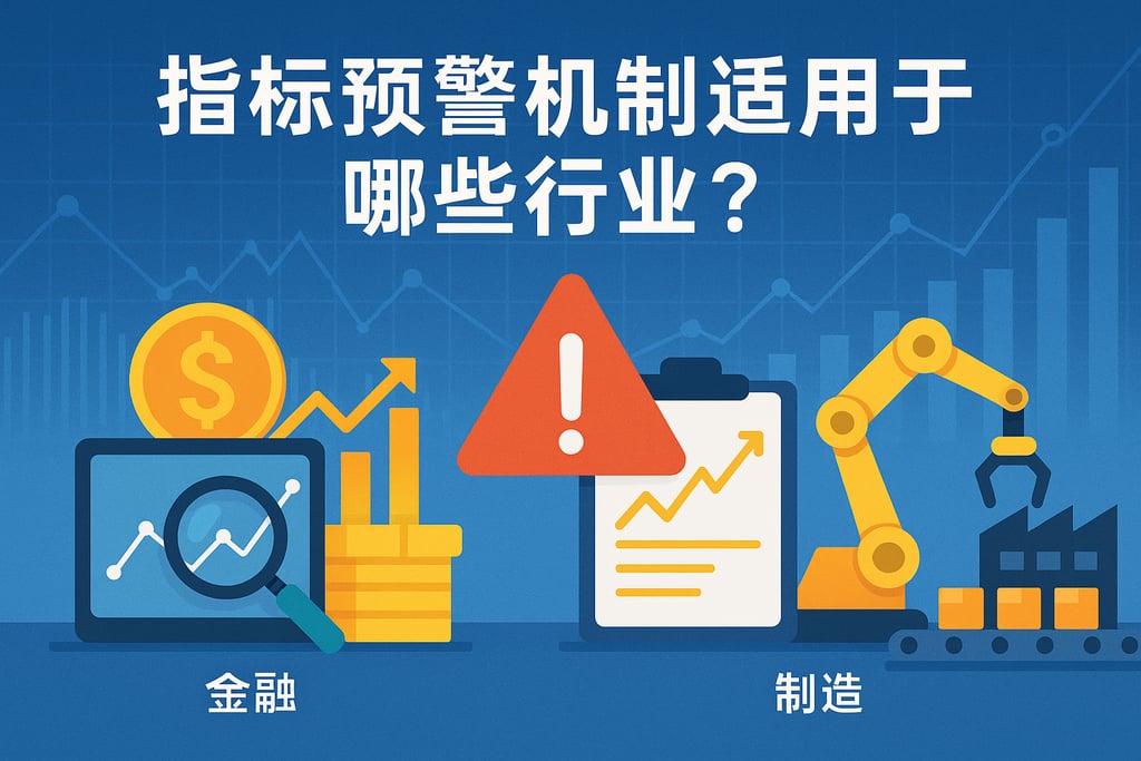 指标预警机制适用于哪些行业？金融、制造等场景应用案例