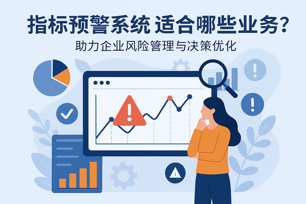 指标预警系统适合哪些业务？助力企业风险管理与决策优化