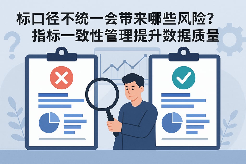 标口径不统一会带来哪些风险？指标一致性管理提升数据质量