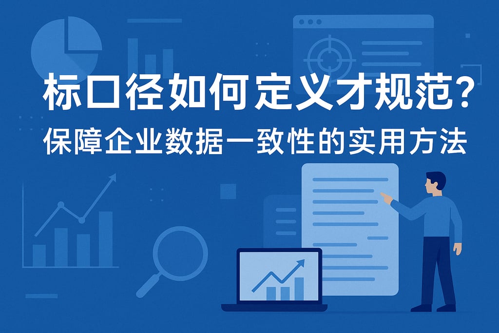 标口径如何定义才规范？保障企业数据一致性的实用方法
