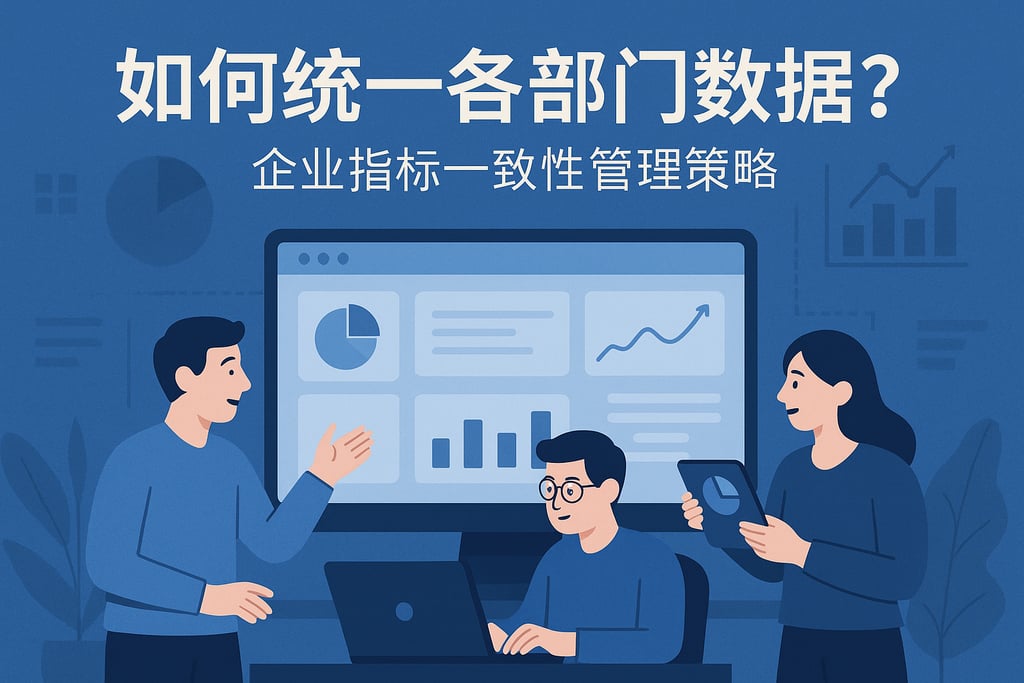 标口径如何统一各部门数据？企业指标一致性管理策略