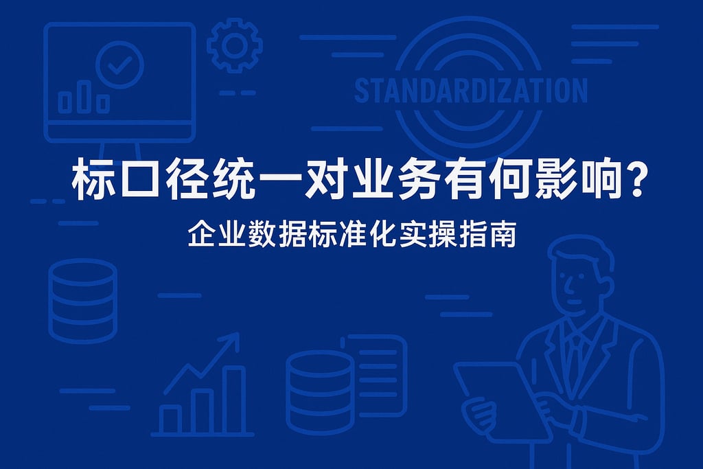 标口径统一对业务有何影响？企业数据标准化实操指南