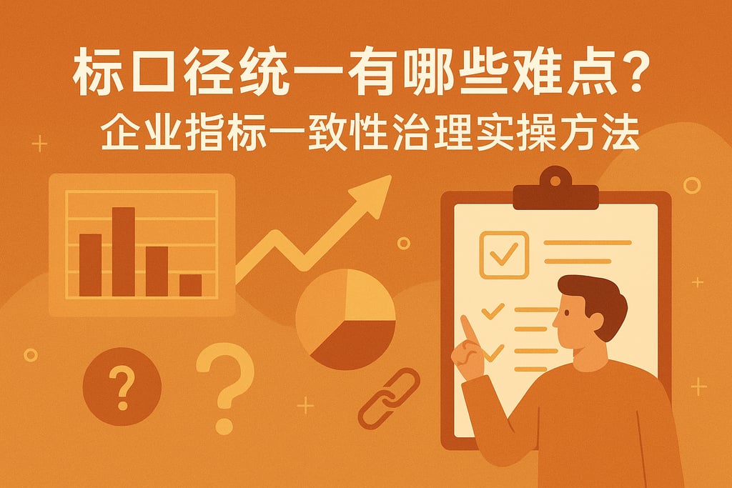 标口径统一有哪些难点？企业指标一致性治理实操方法