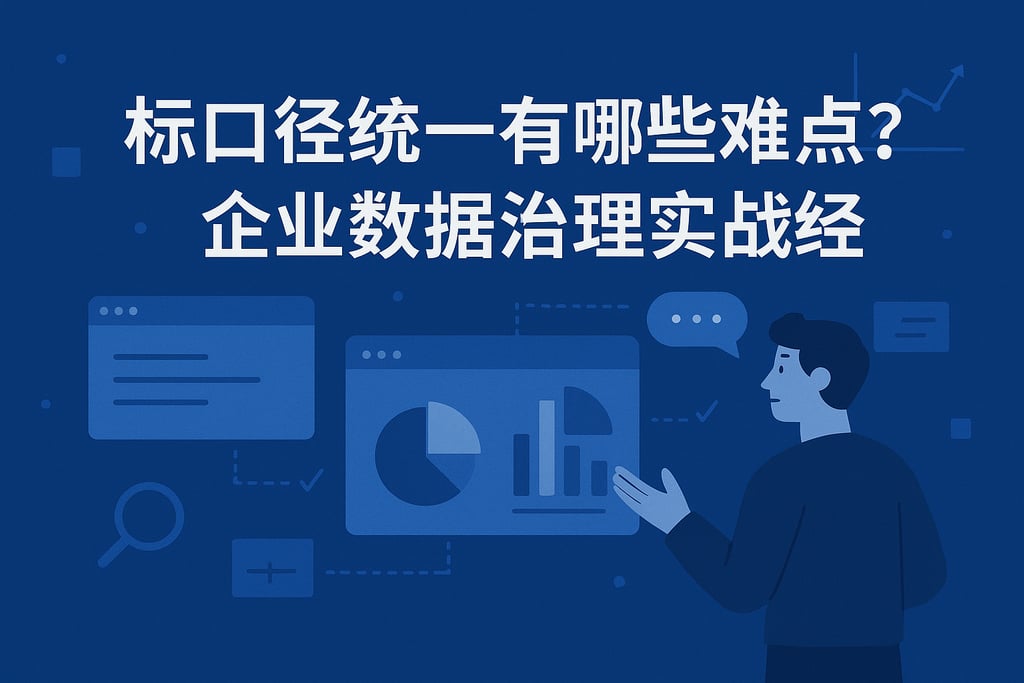 标口径统一有哪些难点？企业数据治理实战经验