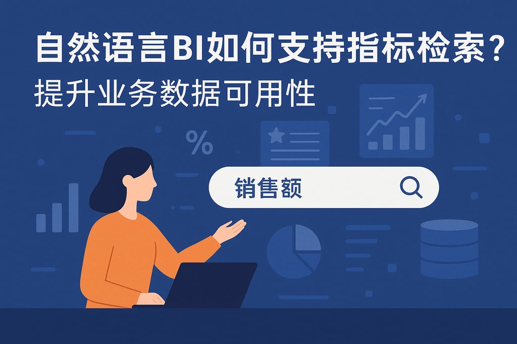 自然语言BI如何支持指标检索？提升业务数据可用性