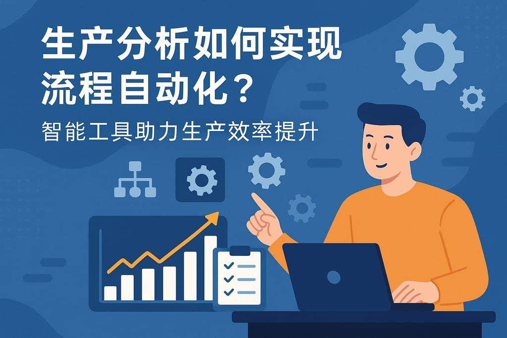 生产分析如何实现流程自动化？智能工具助力生产效率提升 | 帆软数字化转型知识库