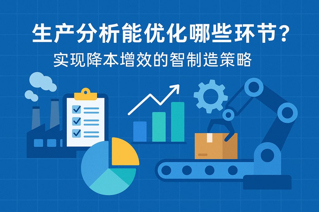 生产分析能优化哪些环节?实现降本增效的智能制造策略 | 帆软数字化转型知识库