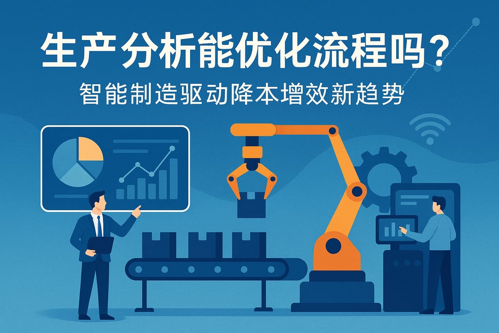 生产分析能优化流程吗?智能制造驱动降本增效新趋势 | 帆软数字化转型知识库
