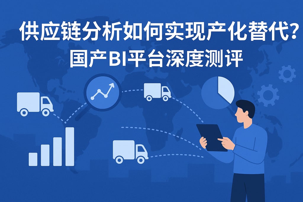 供应链分析如何实现国产化替代？国产BI平台深度测评