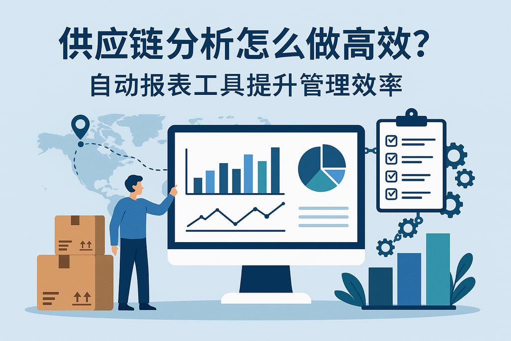 供应链分析怎么做高效？自动报表工具提升管理效率