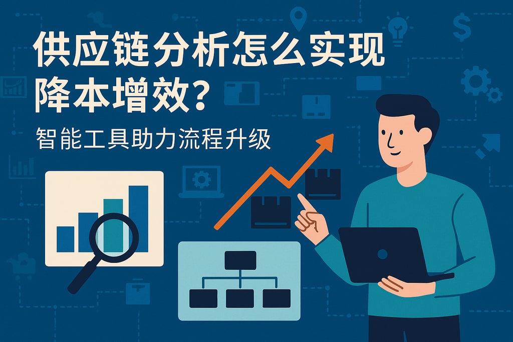 供应链分析怎么实现降本增效？智能工具助力流程升级