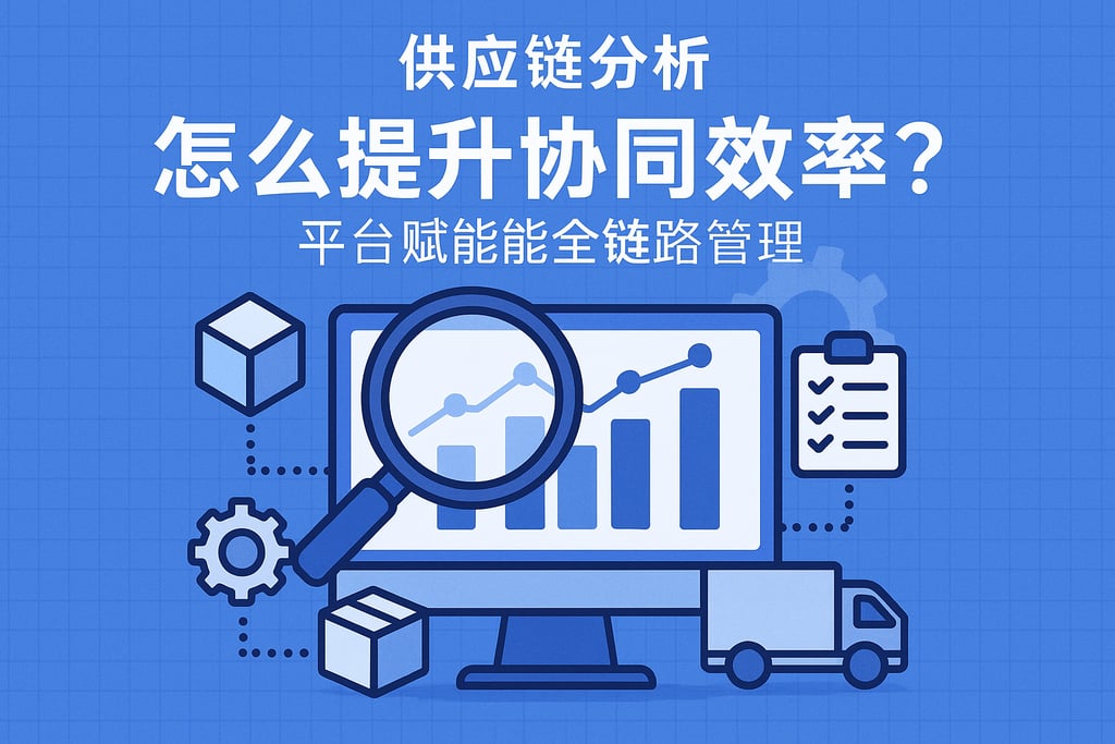 供应链分析怎么提升协同效率？平台赋能全链路管理