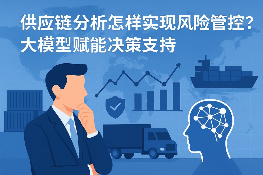 供应链分析怎样实现风险管控？大模型赋能决策支持