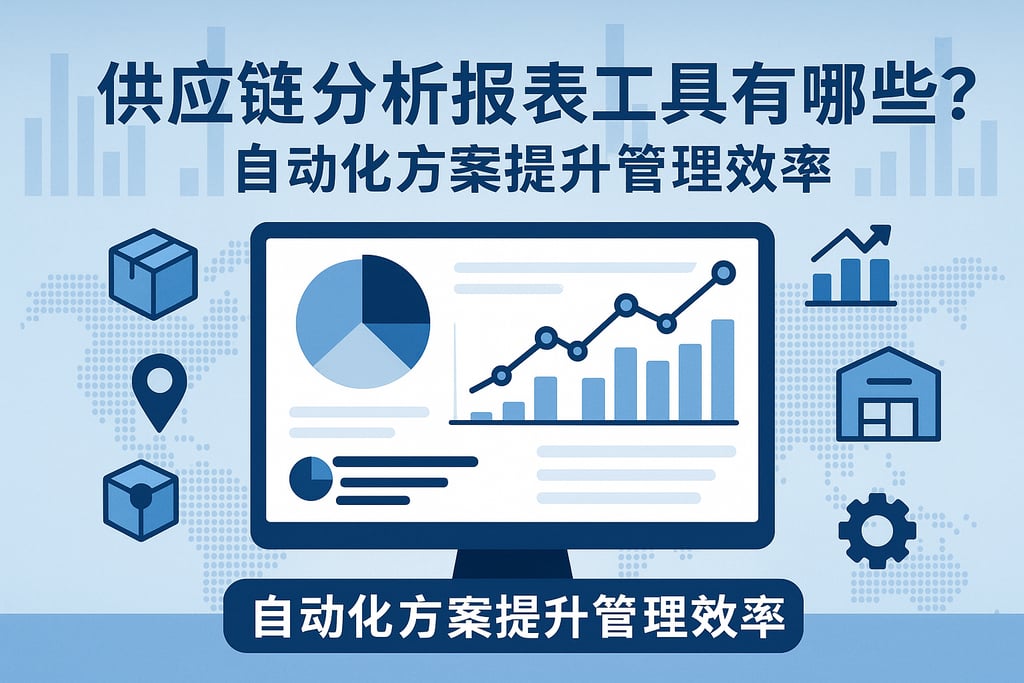 供应链分析报表工具有哪些？自动化方案提升管理效率