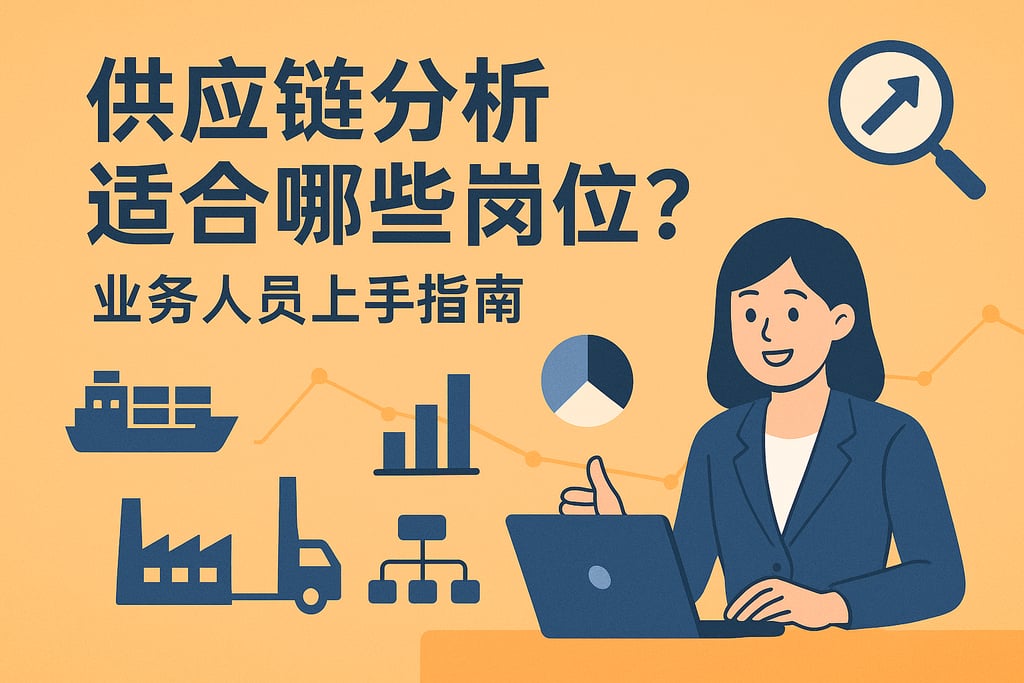 供应链分析适合哪些岗位？业务人员上手指南