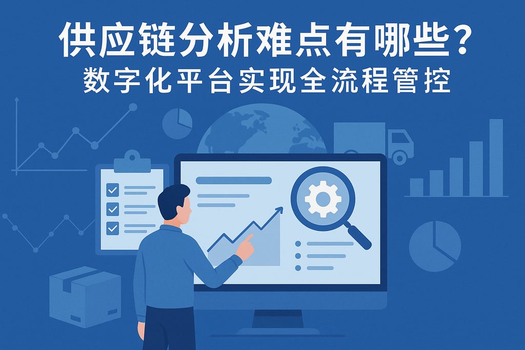 供应链分析难点有哪些？数字化平台实现全流程管控