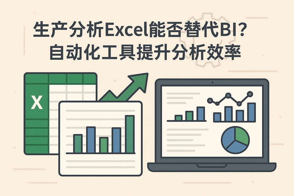 生产分析Excel能否替代BI？自动化工具提升分析效率