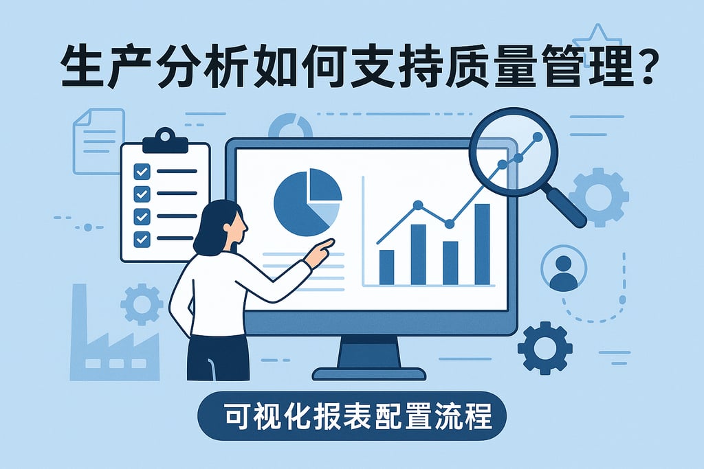 生产分析如何支持质量管理？可视化报表配置流程