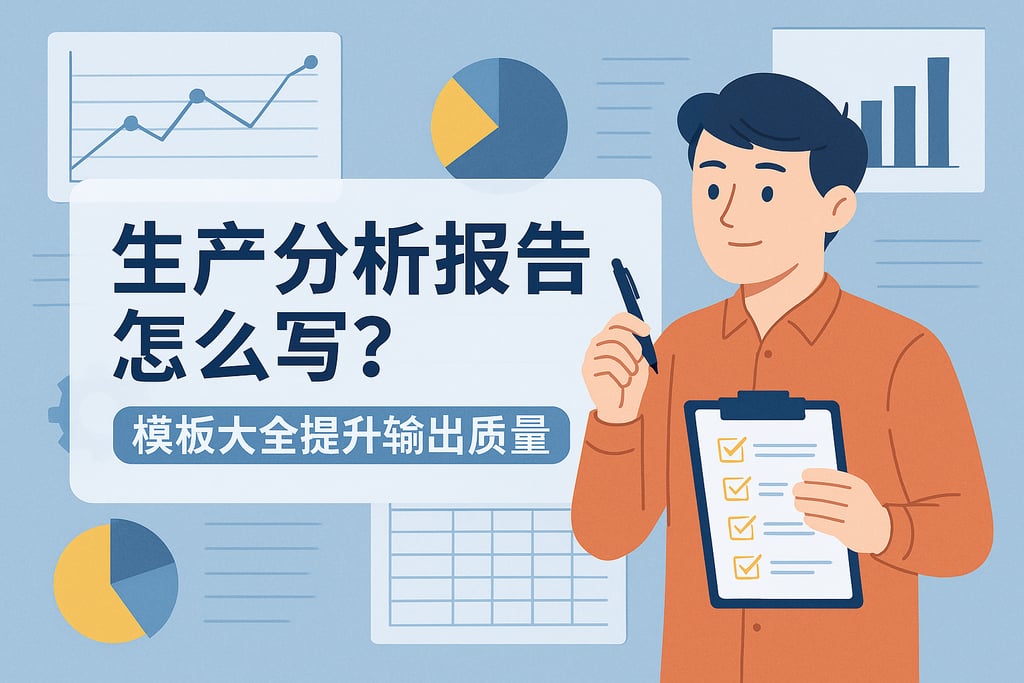 生产分析报告怎么写？模板大全提升输出质量