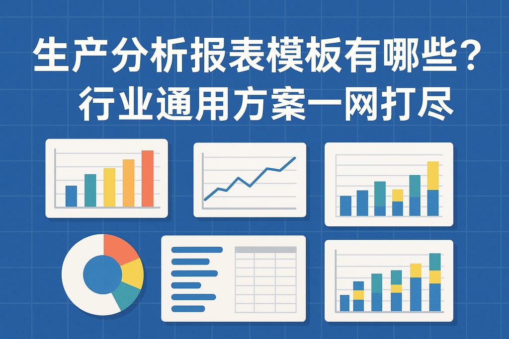 生产分析报表模板有哪些？行业通用方案一网打尽