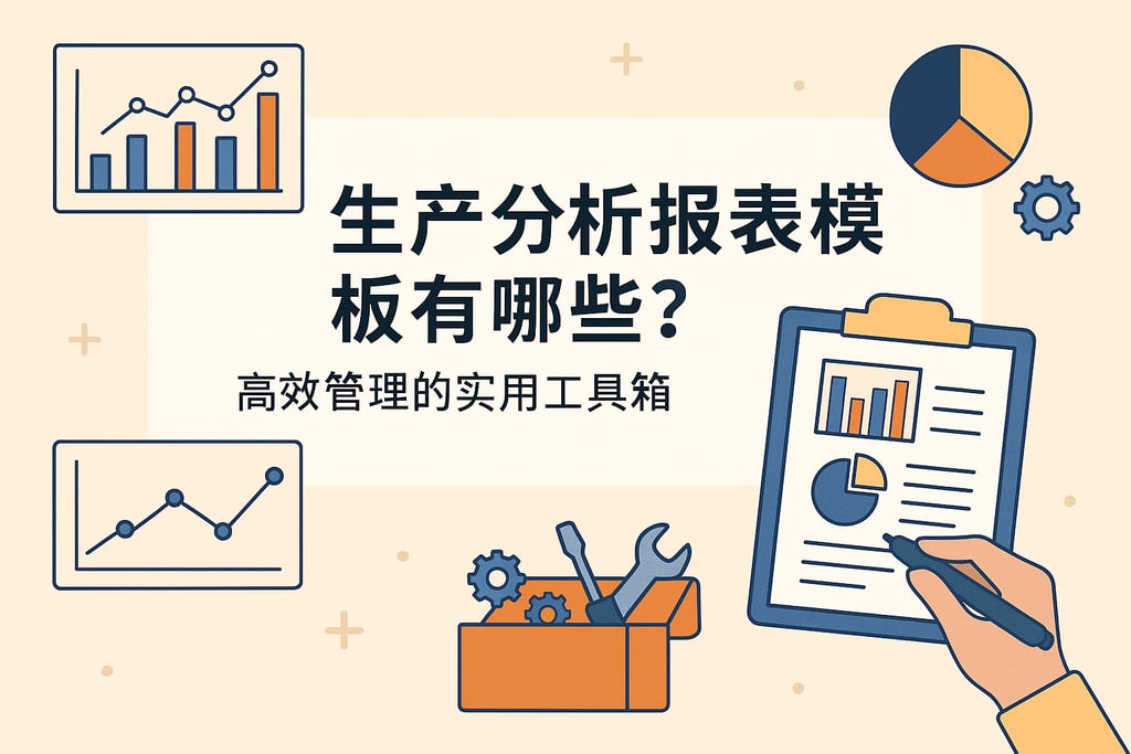 生产分析报表模板有哪些？高效管理的实用工具箱