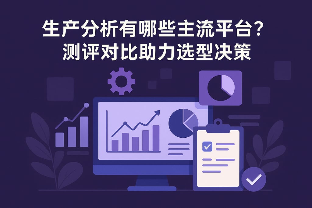 生产分析有哪些主流平台？测评对比助力选型决策
