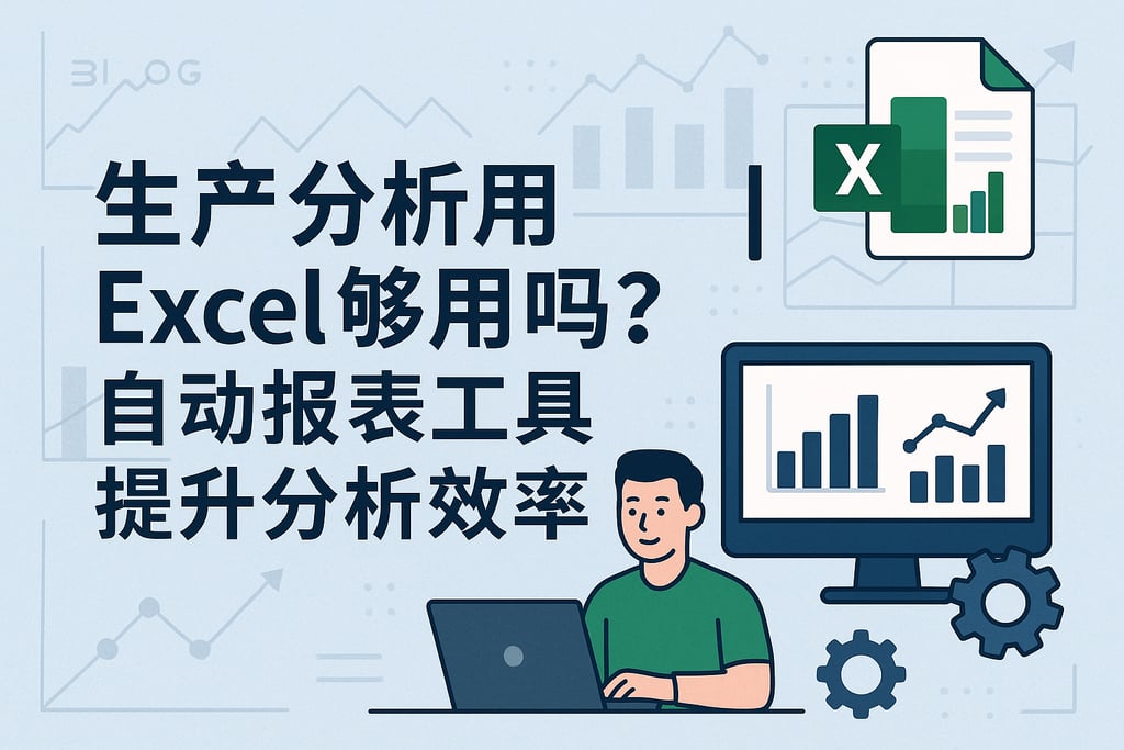 生产分析用Excel够用吗？自动报表工具提升分析效率