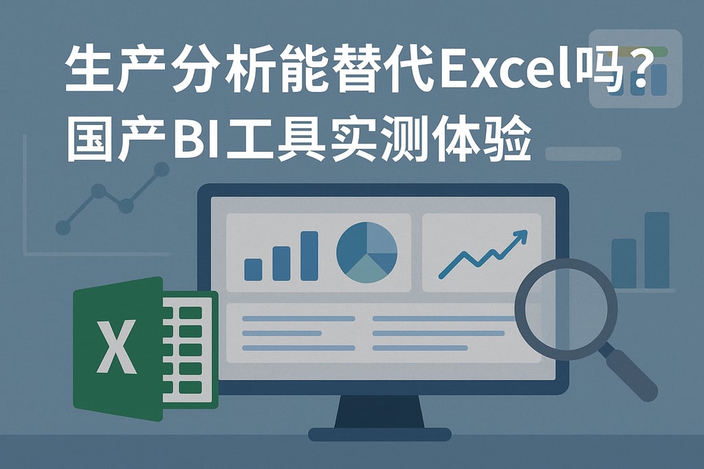 生产分析能替代Excel吗？国产BI工具实测体验