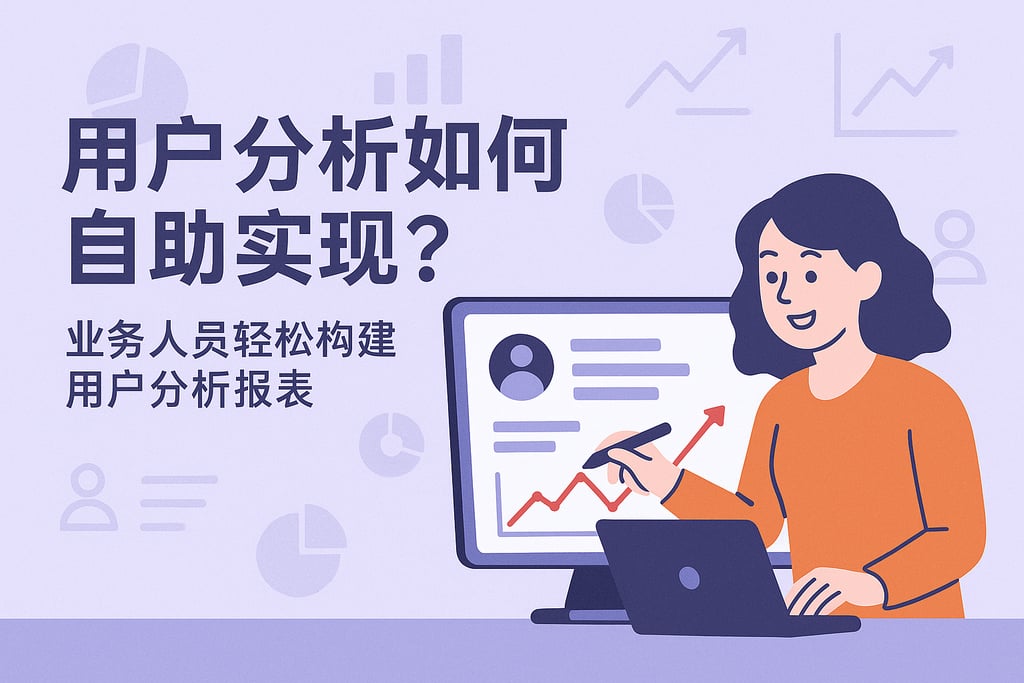 用户分析如何自助实现？业务人员轻松构建用户分析报表