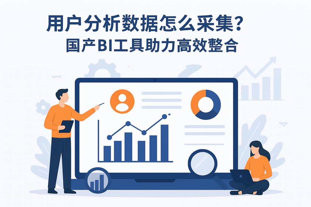 用户分析数据怎么采集？国产BI工具助力高效整合