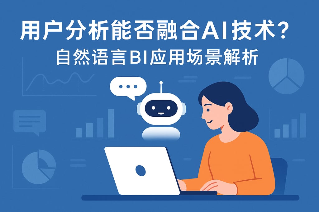 用户分析能否融合AI技术？自然语言BI应用场景解析