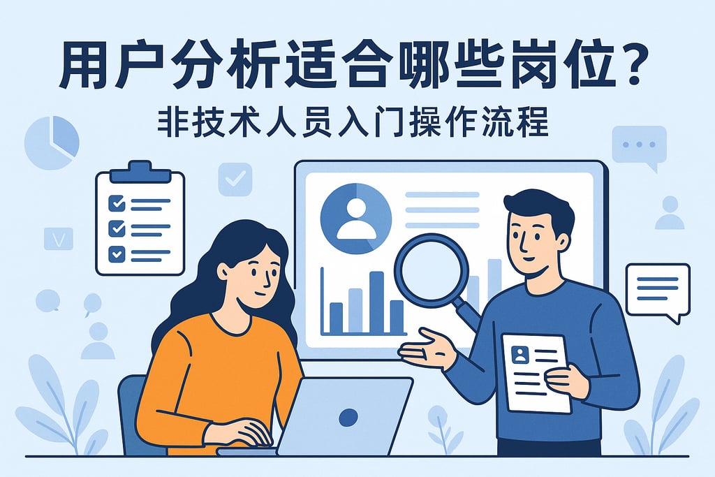 用户分析适合哪些岗位？非技术人员入门操作流程