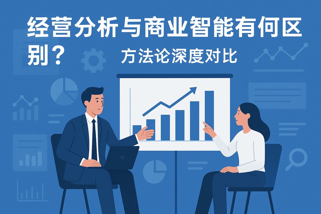 经营分析与商业智能有何区别？方法论深度对比