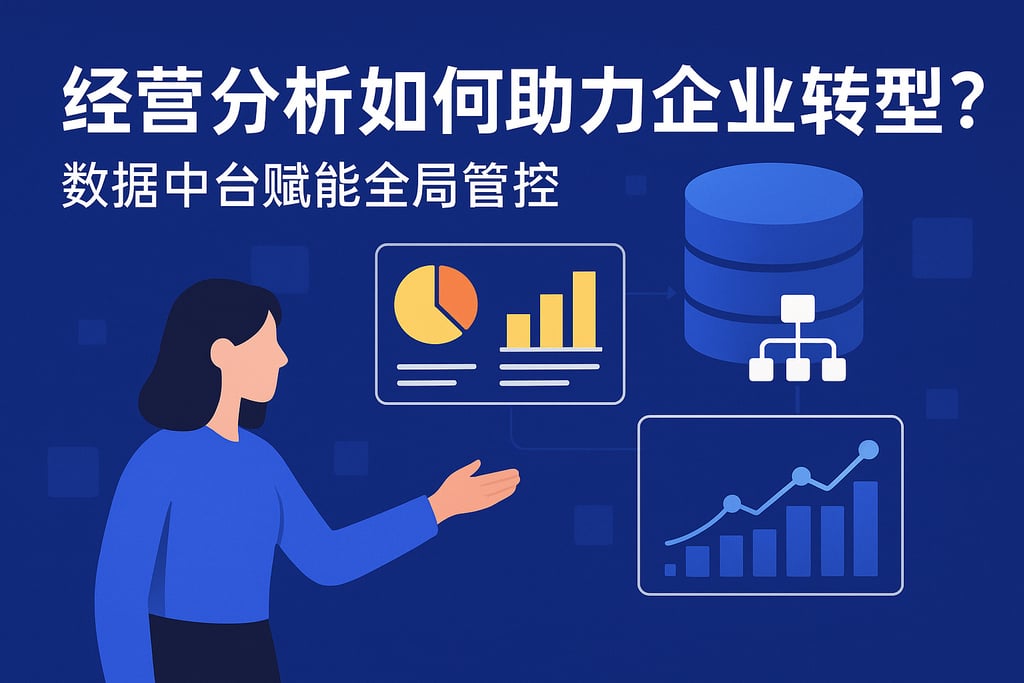 经营分析如何助力企业转型？数据中台赋能全局管控