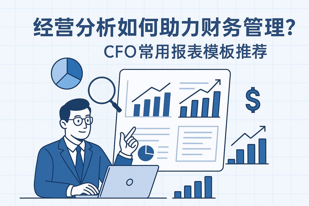 经营分析如何助力财务管理？CFO常用报表模板推荐