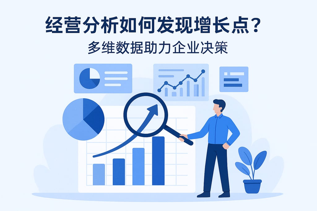 经营分析如何发现增长点？多维数据助力企业决策