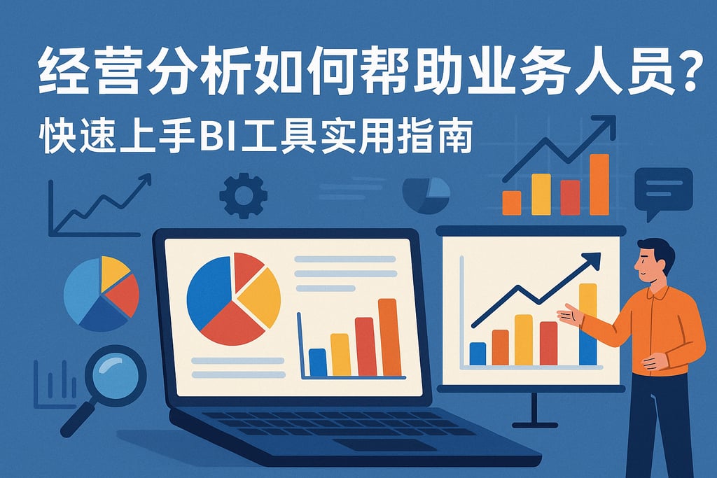 经营分析如何帮助业务人员？快速上手BI工具实用指南