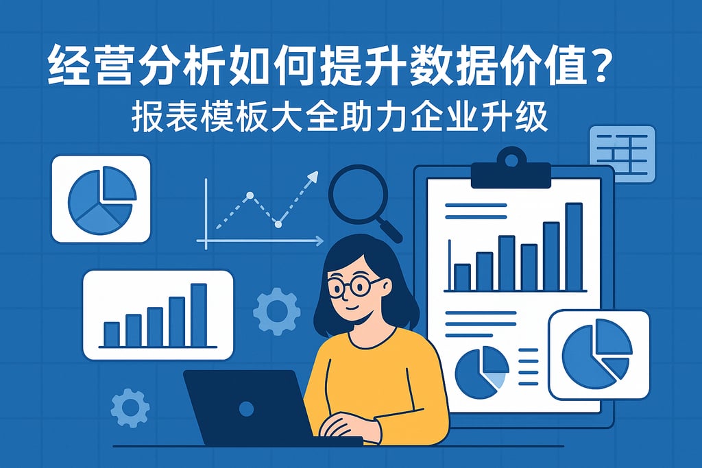 经营分析如何提升数据价值？报表模板大全助力企业升级