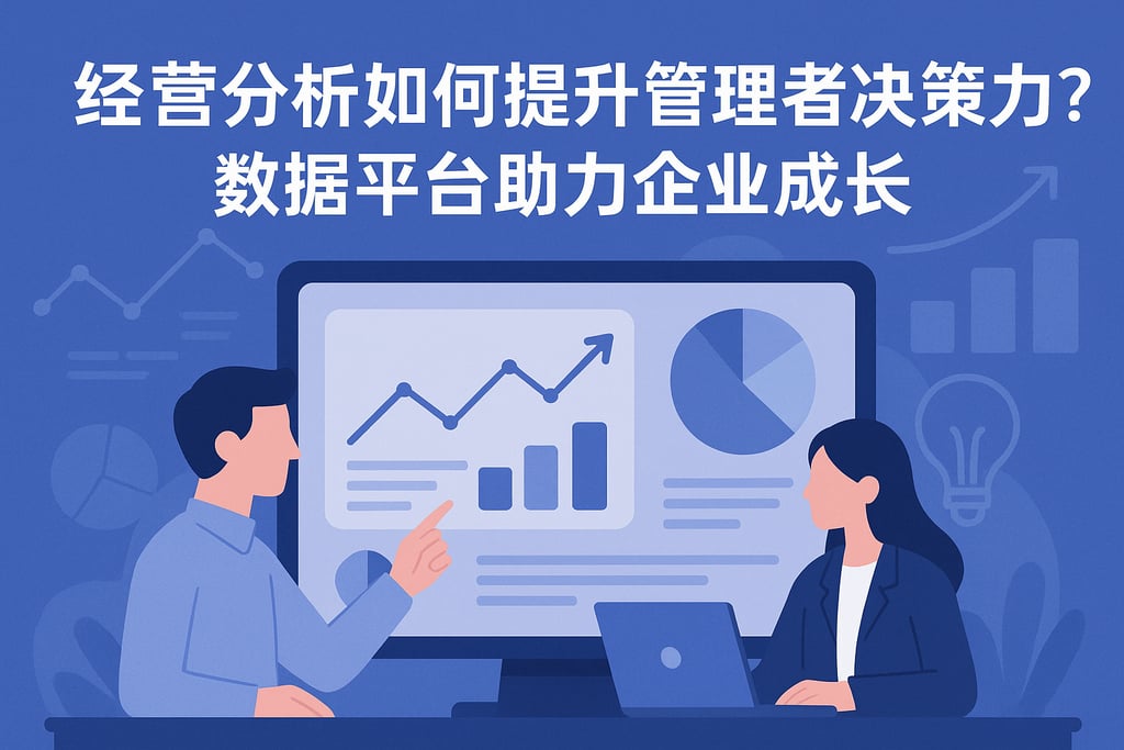 经营分析如何提升管理者决策力？数据平台助力企业成长