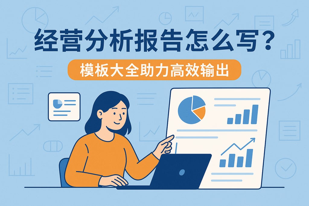 经营分析报告怎么写？模板大全助力高效输出