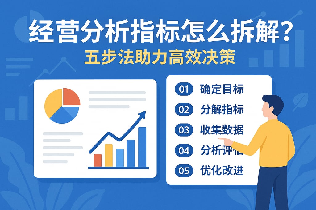 经营分析指标怎么拆解？五步法助力高效决策