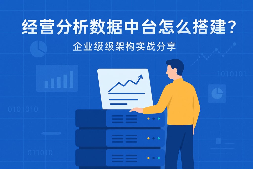 经营分析数据中台怎么搭建？企业级架构实战分享