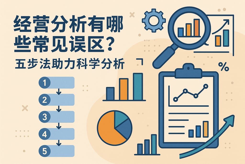 经营分析有哪些常见误区？五步法助力科学分析