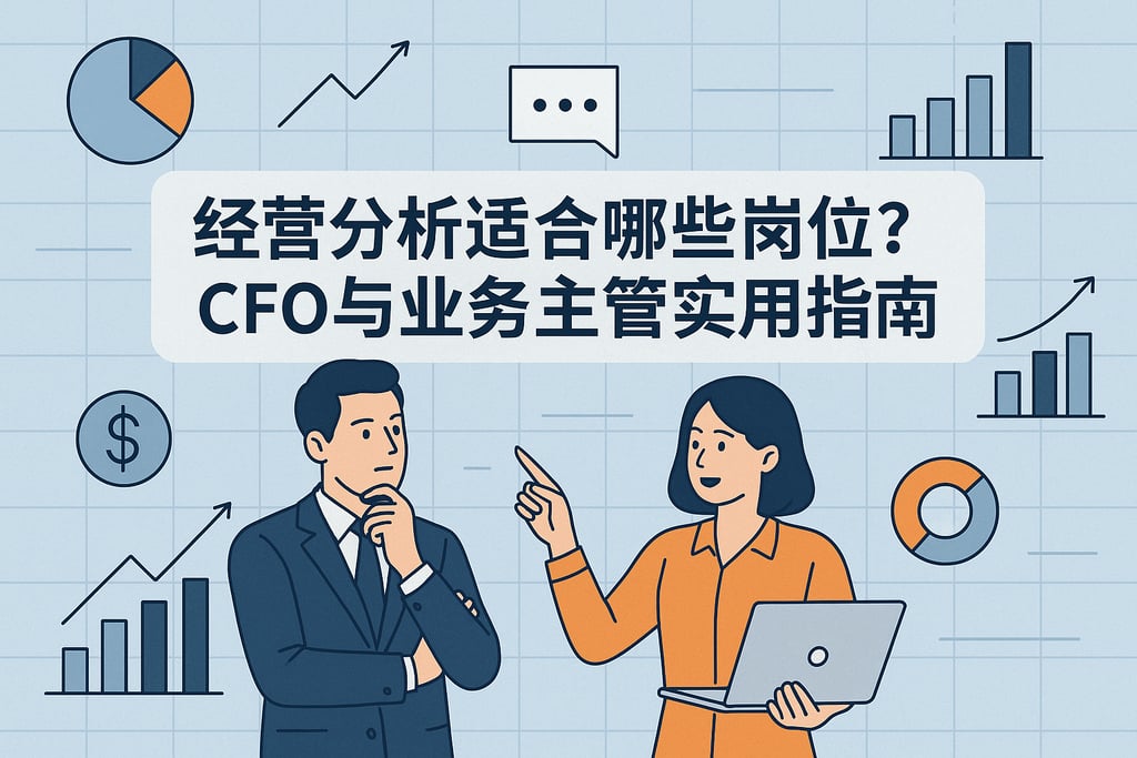 经营分析适合哪些岗位？CFO与业务主管实用指南