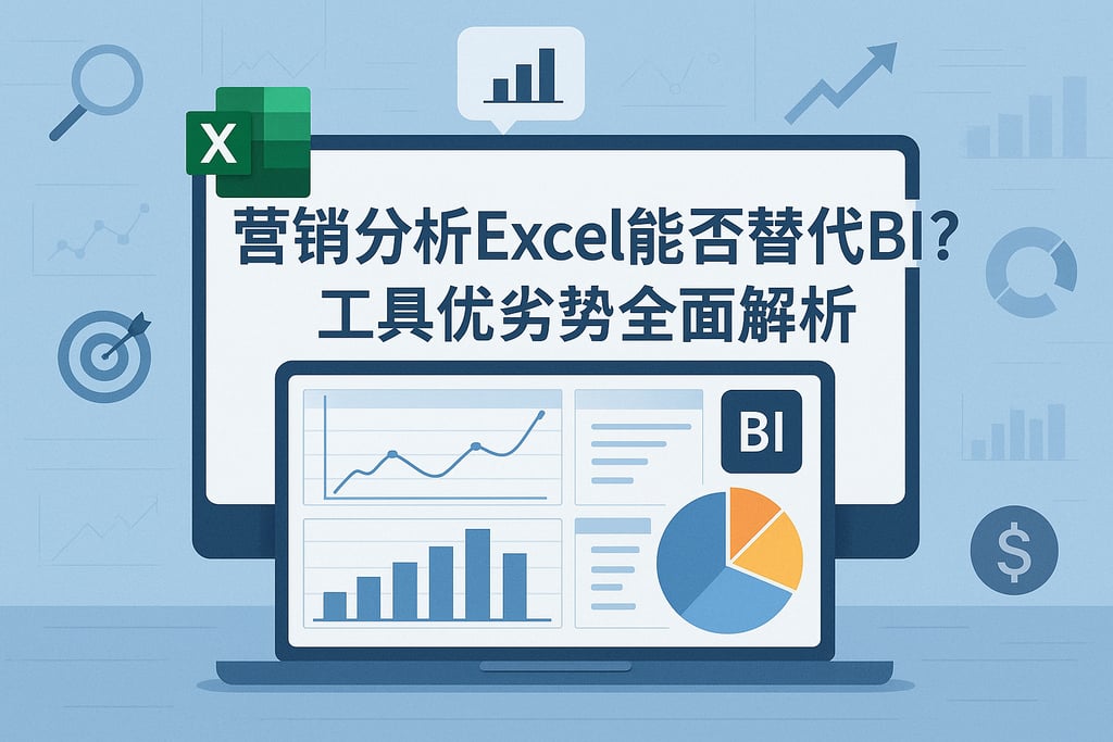营销分析Excel能否替代BI？工具优劣势全面解析