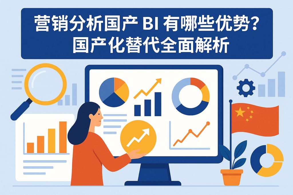 营销分析国产BI有哪些优势？国产化替代全面解析