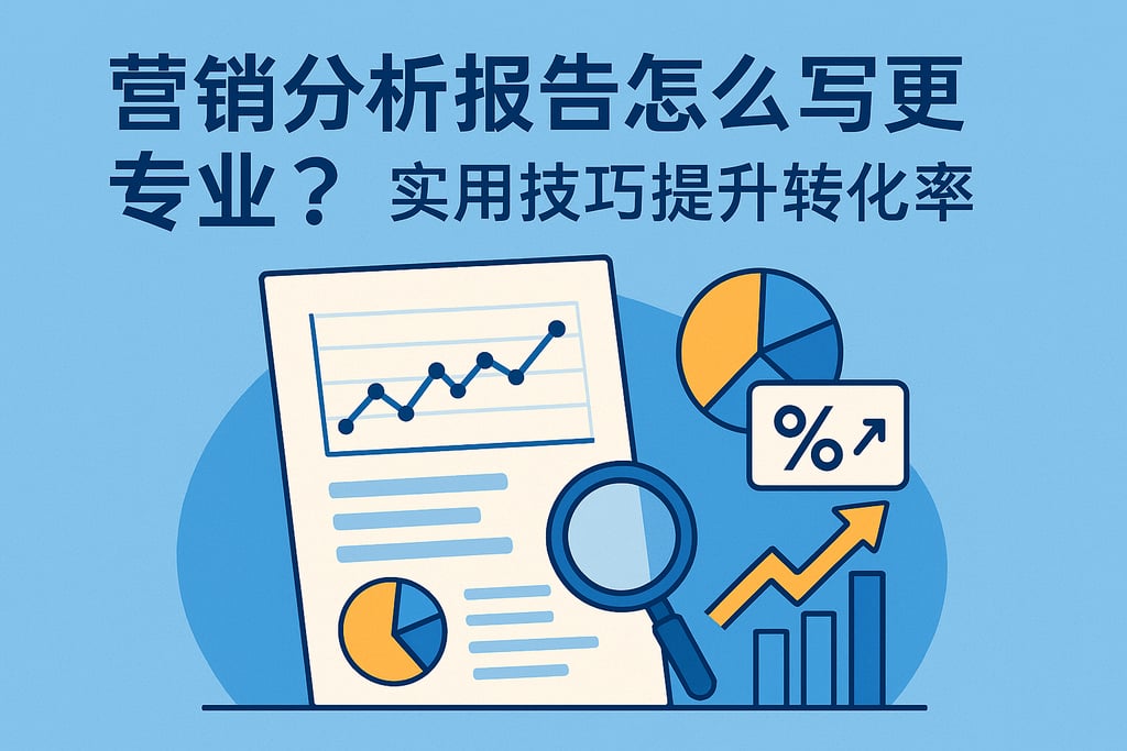 营销分析报告怎么写更专业？实用技巧提升转化率