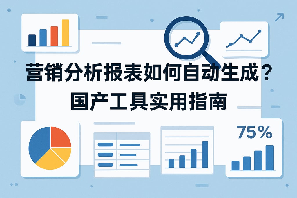 营销分析报表如何自动生成？国产工具实用指南